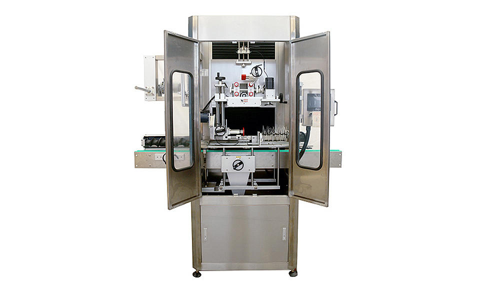 Автоматическая центрирующая термоусадочная этикетировочная машина для ПЭТ-бутылок MST-150B